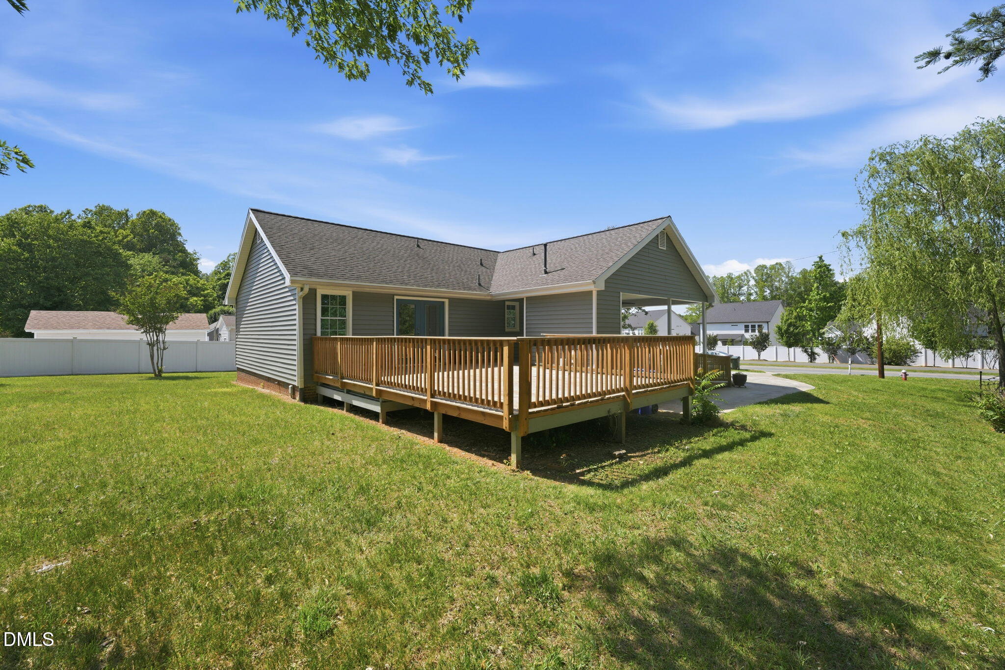 812 East Stagecoach Road Mebane, NC 27302 - Photo 23 of 25 a view of a house with a yard