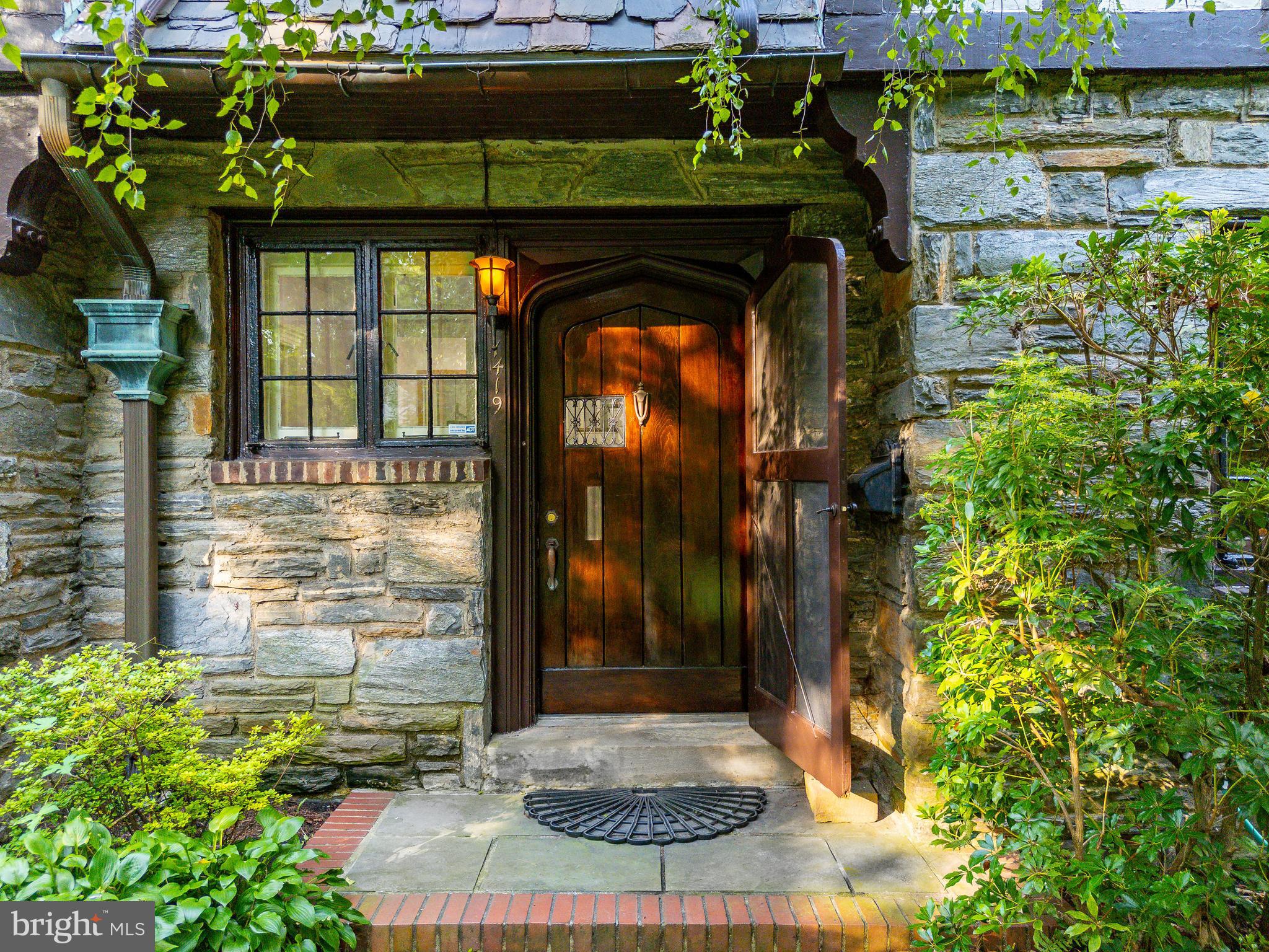 1419 County Line Road Bryn Mawr, PA 19010 - Photo 8 of 65 a view of entrance gate of the house and trees