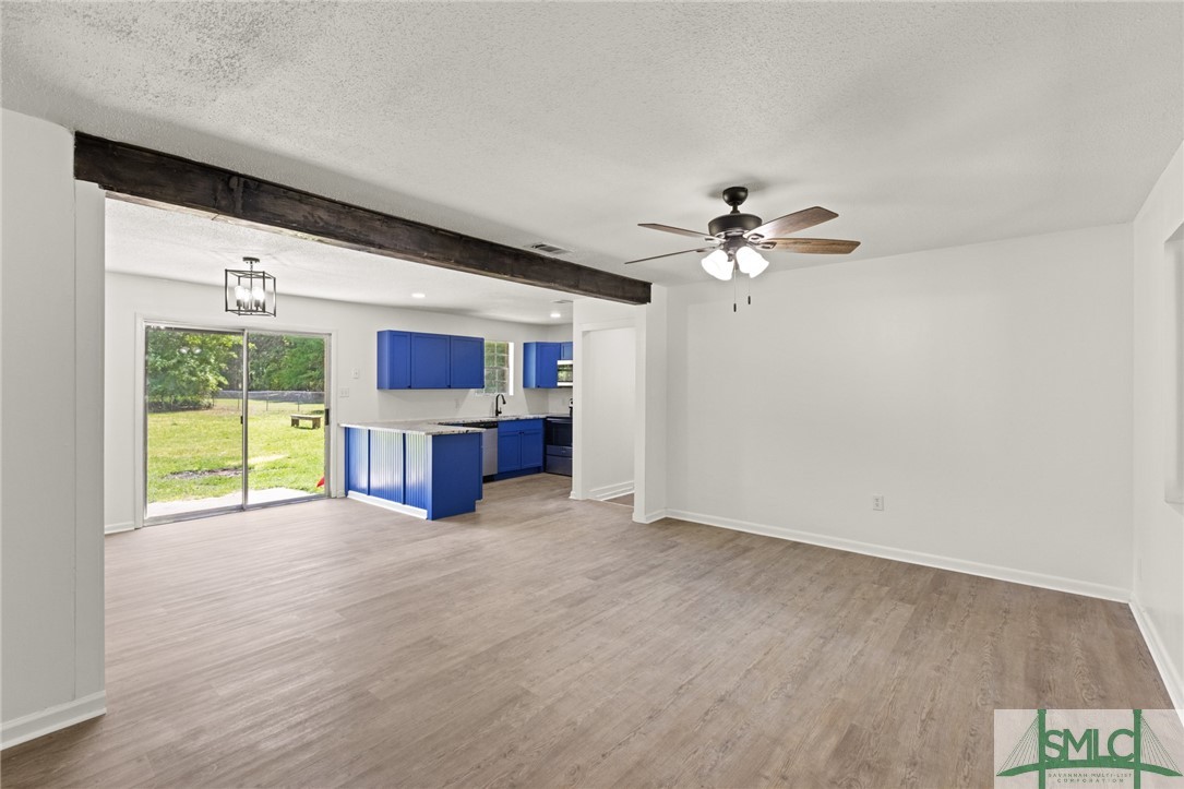 207 Tunnel Road Springfield, GA 31329 - Photo 5 of 19 Open LR, Dining, Kitchen