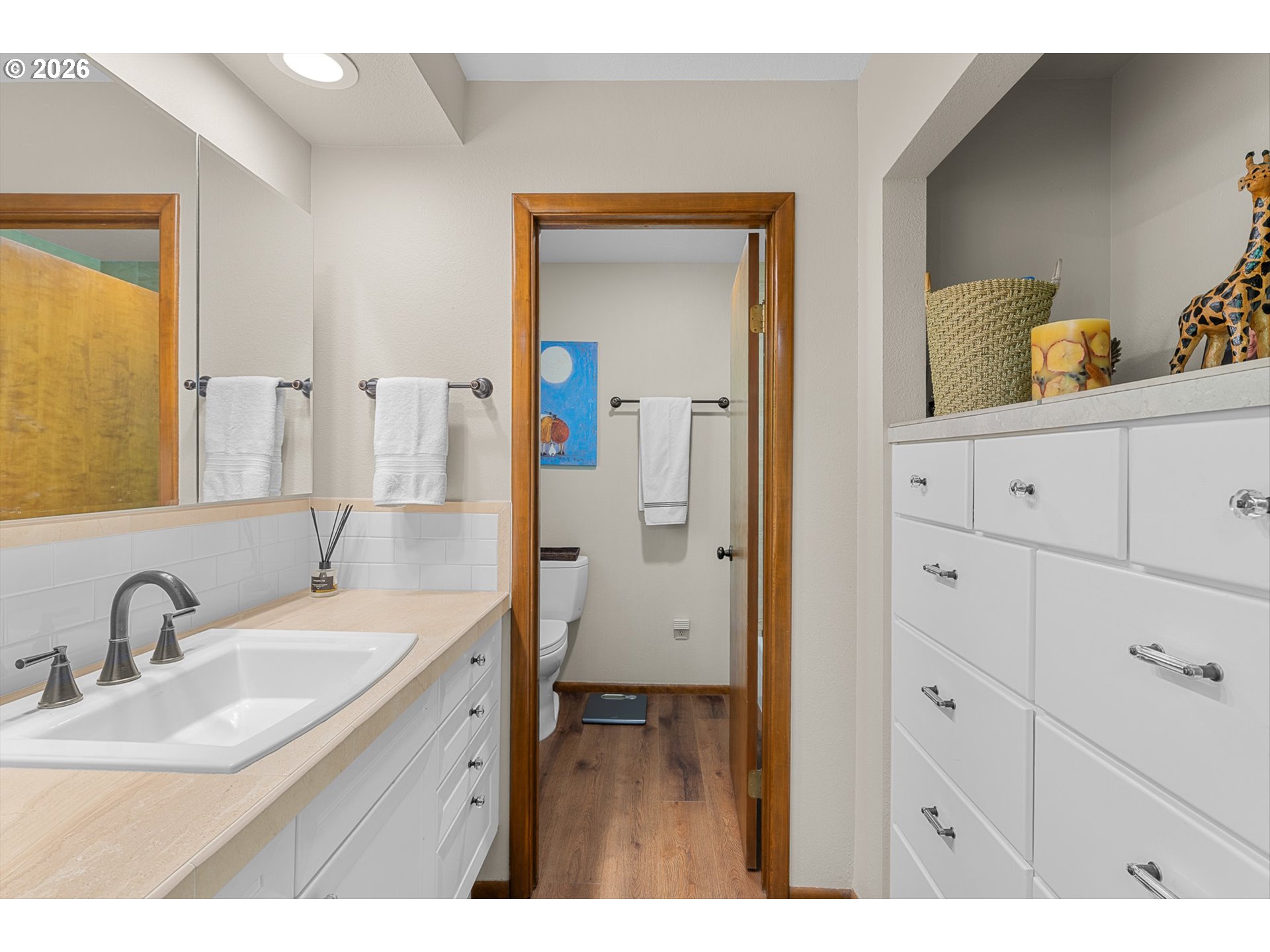 77 Condolea Way Lake Oswego, OR 97035 - Photo 14 of 25 a bathroom with a sink double vanity and a mirror