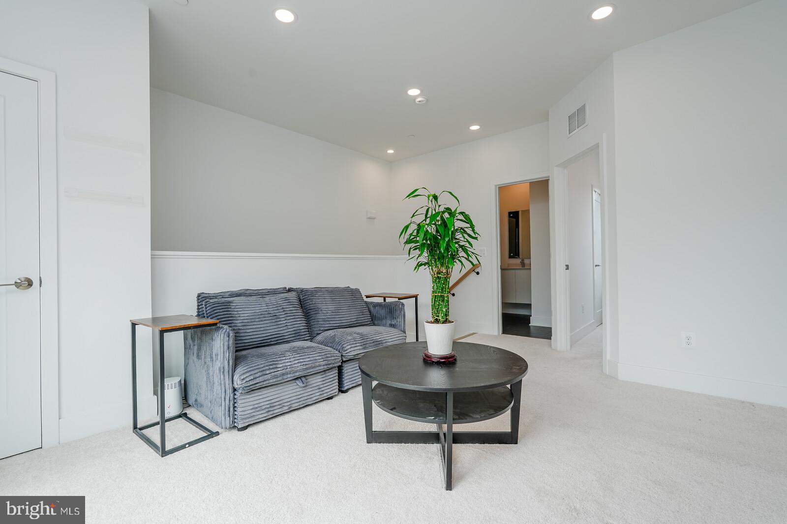 5345 Zenith Overlook Bethesda, MD 20816 - Photo 45 of 53 a living room with furniture and a potted plant