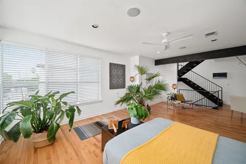 a very nice looking room with a large window
