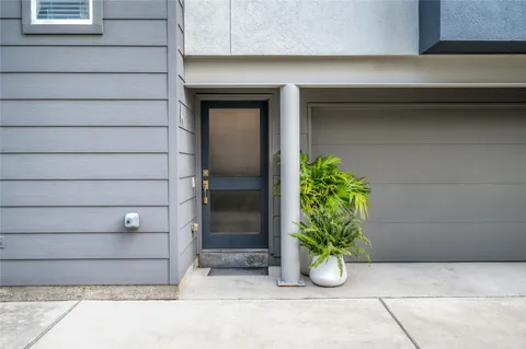 a side view of a house with windows