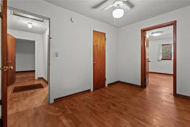 wooden floor in an empty room
