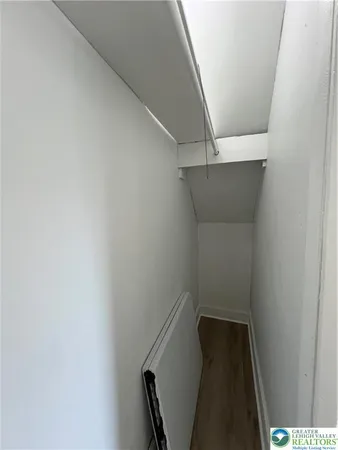 a view of storage and utility room
