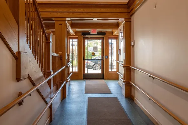 a view of an entryway door