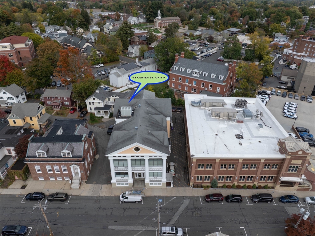 43 Center Street, Unit K Northampton, MA 01060 - Photo 16 of 18 an aerial view of a city