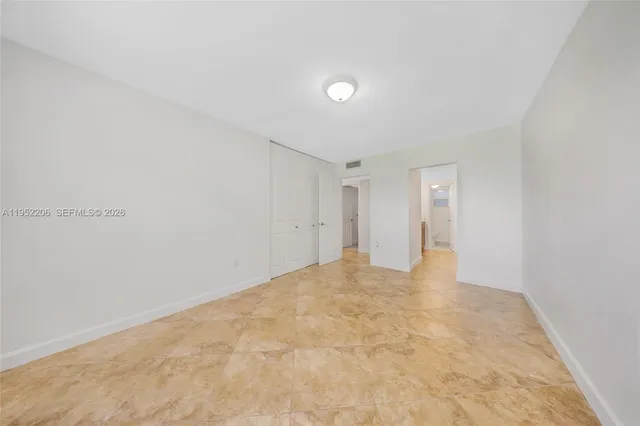 a view of empty room