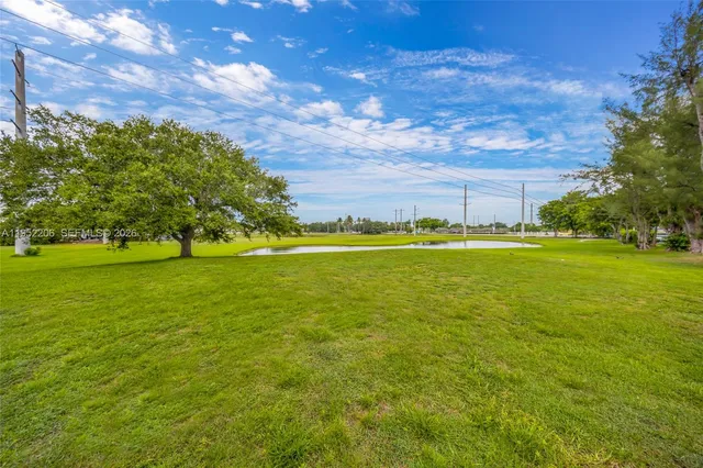 a view of building with outdoor space