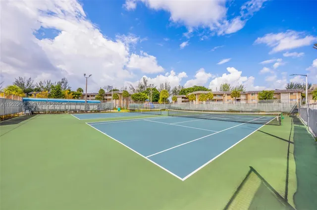 a view of a tennis court