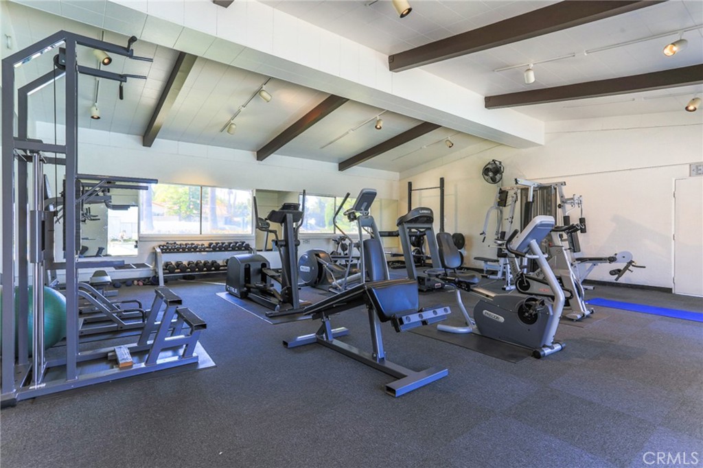 171 Comanche Topanga, CA 90290 - Photo 39 of 54 a view of a room with gym equipment