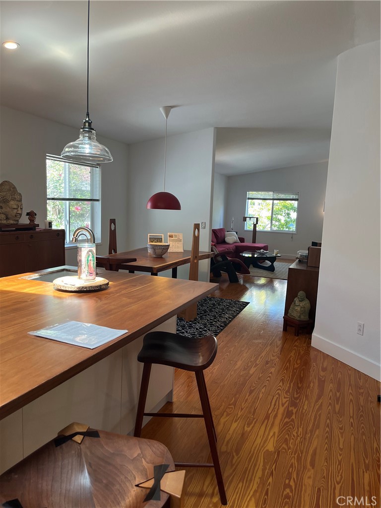 171 Comanche Topanga, CA 90290 - Photo 5 of 54 a view of a living room and kitchen with a sink