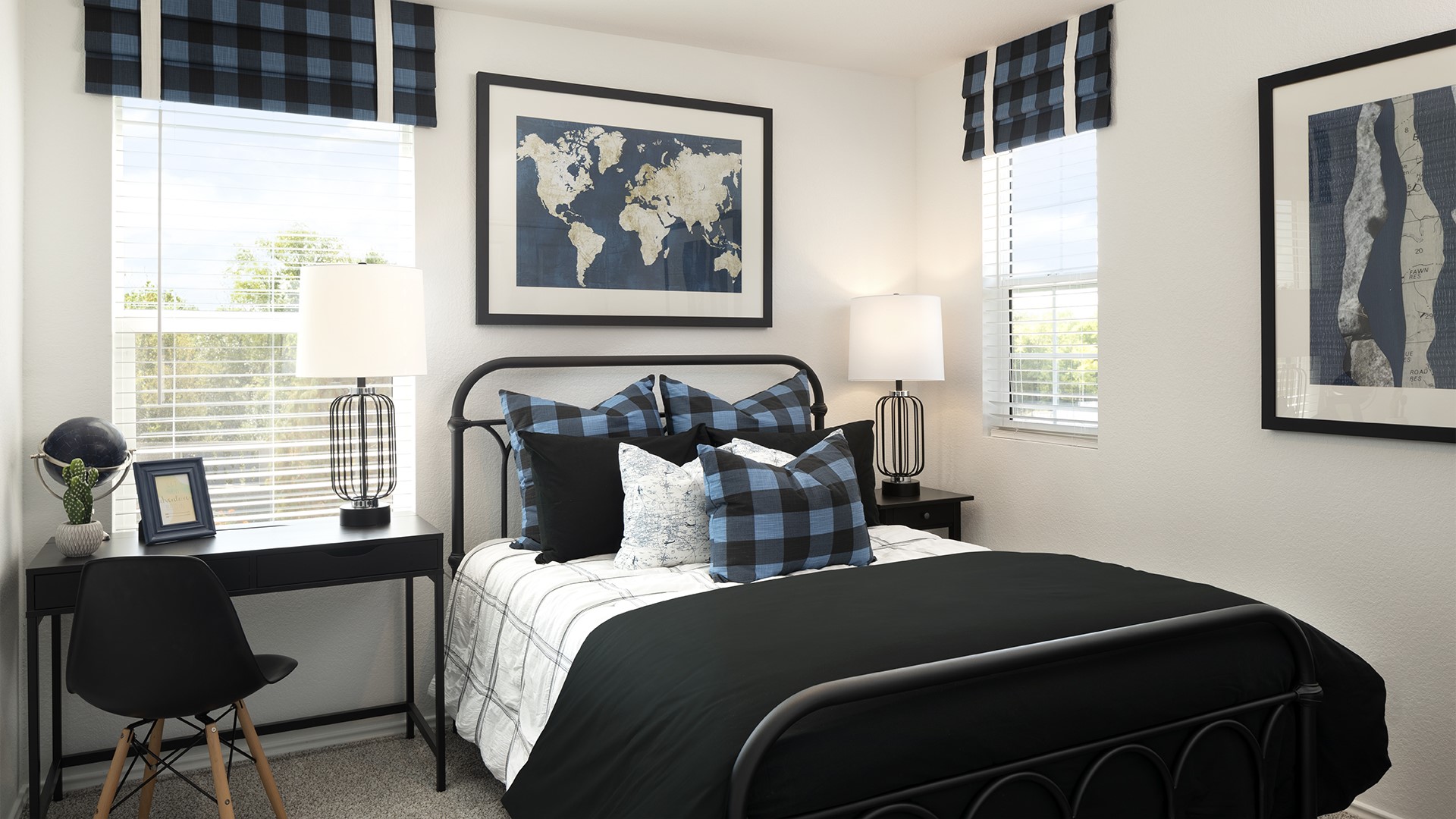 18011 Prairie Falcon Way Pflugerville, TX 78660 - Photo 7 of 18 a bedroom with a bed and a window