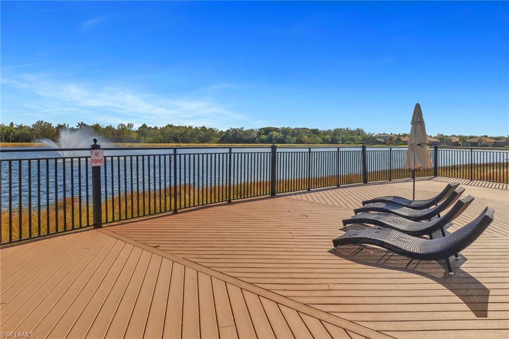 13527 San Georgio Drive Estero, FL 33928 - Photo 41 of 49 a view of a roof deck with a bench