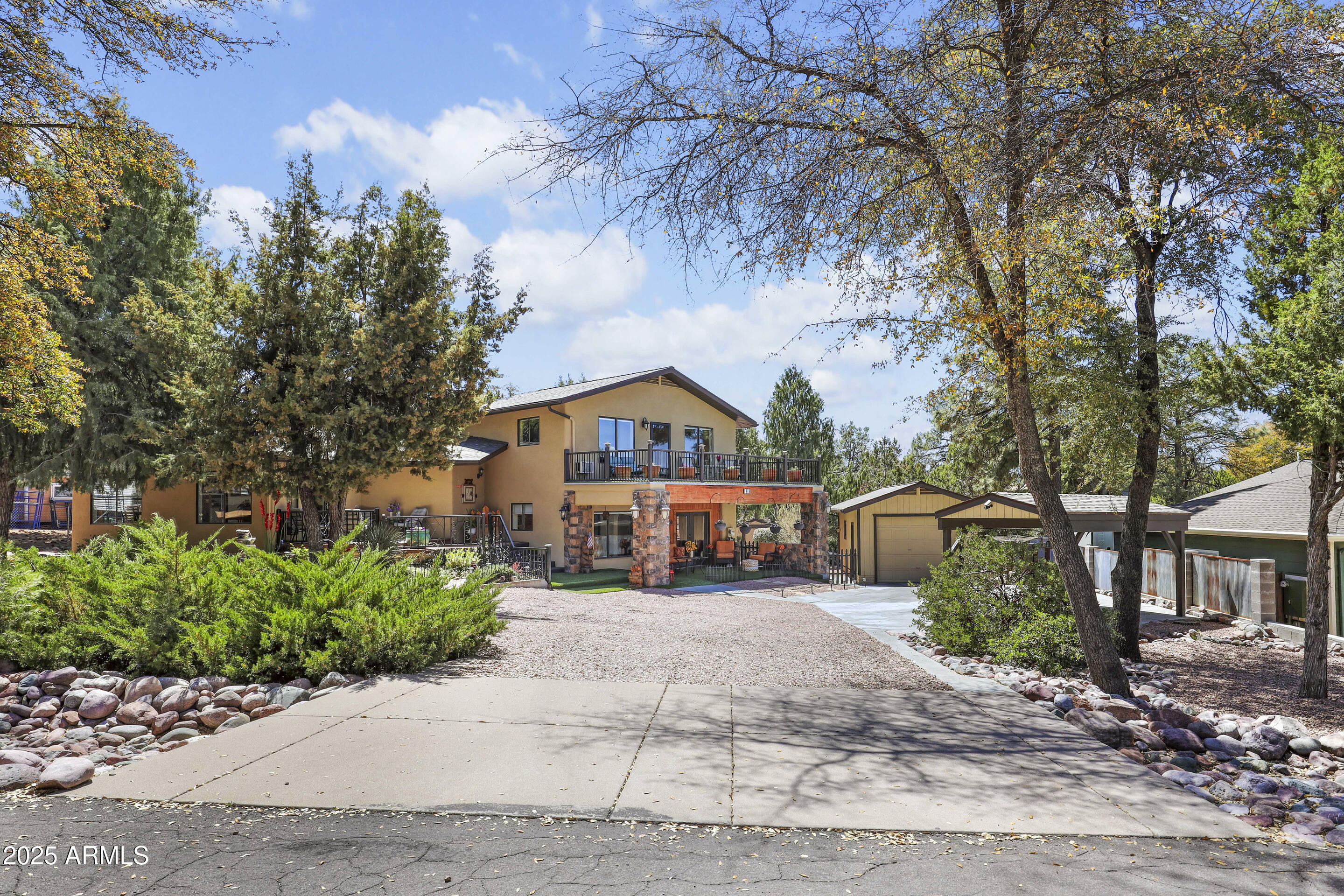 1418 North Sunset Drive Payson, AZ 85541 - Photo 3 of 48 a view of house with a garden and pathway