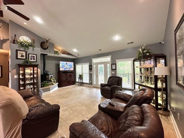 3123 Jeter Road Clifton, TN 38425 - Photo 5 of 40 a living room with furniture window and ceiling fan