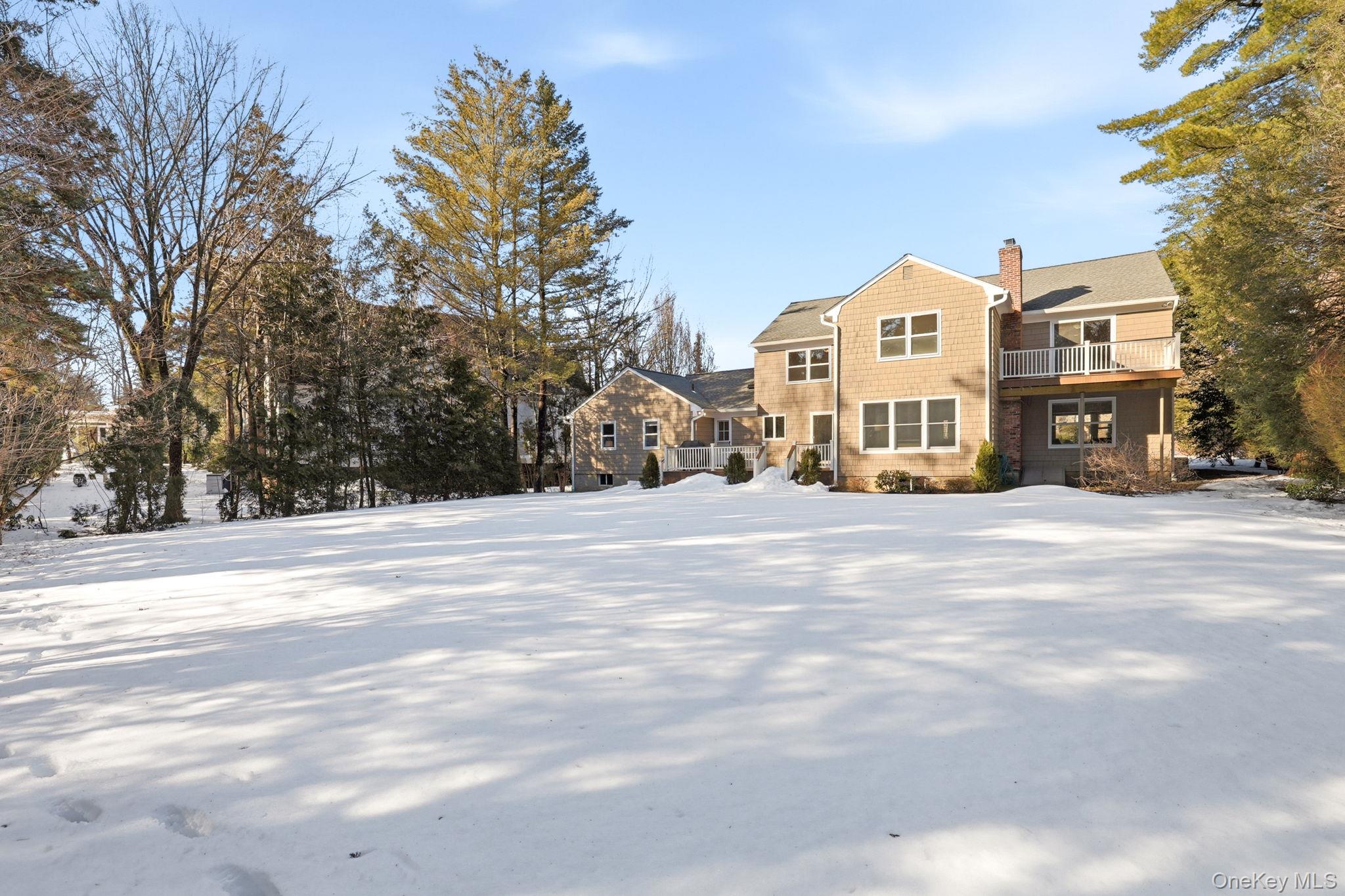 42 Butler Road Scarsdale, NY 10583 - Photo 31 of 35 View of home from the back of property