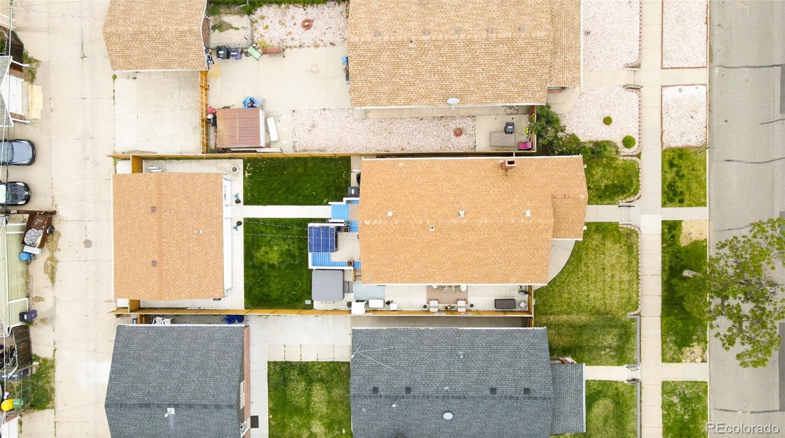 4319 Raritan Street Denver, CO 80211 - Photo 26 of 27 an aerial view of a house with large trees