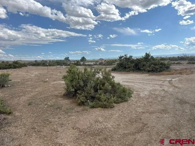 a view of a lake with houses in the back