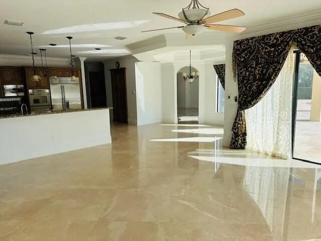 a bed room with a bed and a couch