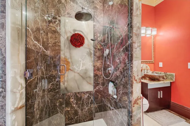 a front view of a house with swimming pool