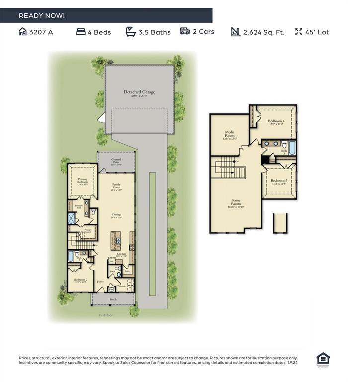 1847 Cole Road Van Alstyne, TX 75495 - Photo 23 of 26 Featuring spacious living areas and oversized bedrooms, our 3207 floor plan offers plenty of space for the entire family!