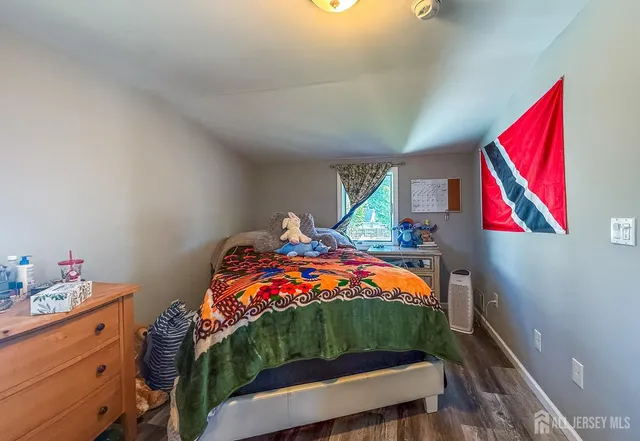 a room with musical instruments and stairs