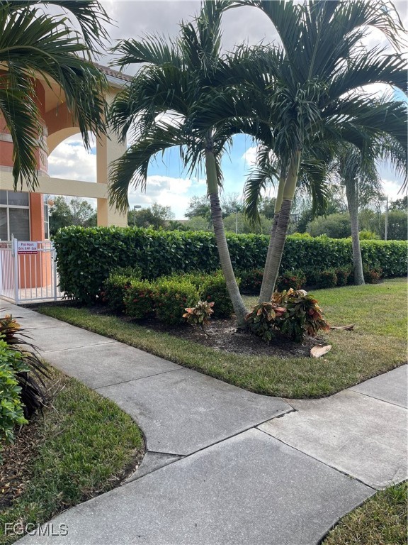6401 Aragon Way, Unit 107 Fort Myers, FL 33966 - Photo 20 of 28 a view of a park with plants