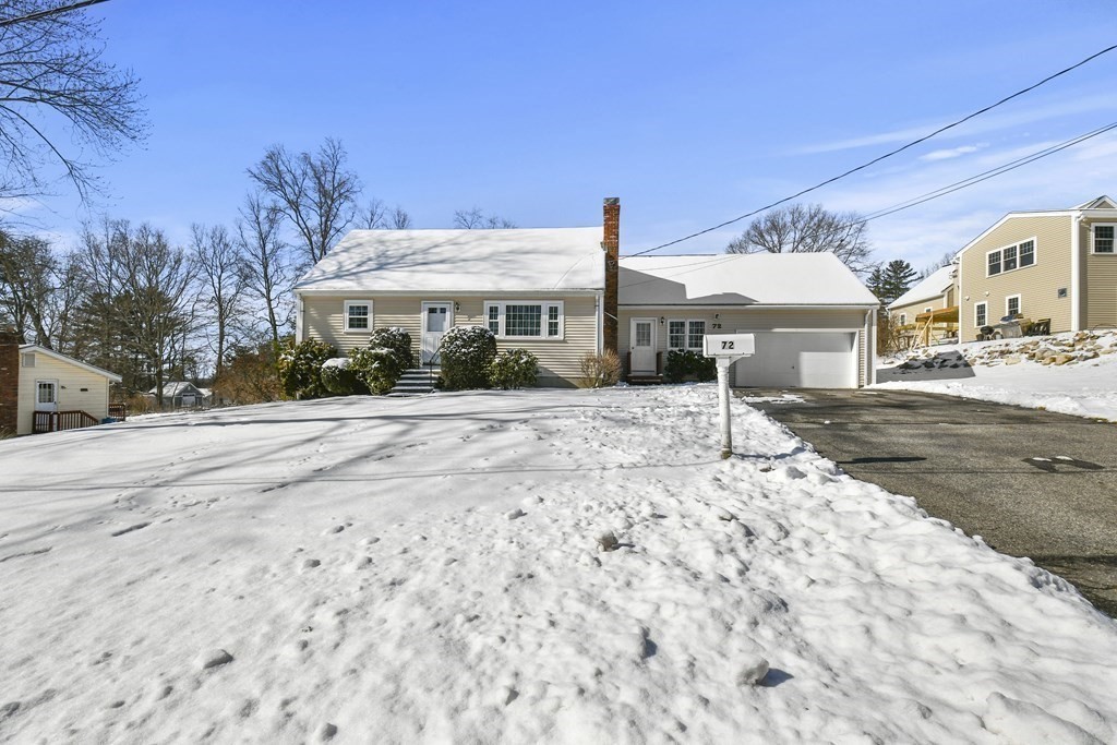 72 Old Bolton Road Hudson, MA 01749 - Photo 27 of 42 a view of a house with a yard