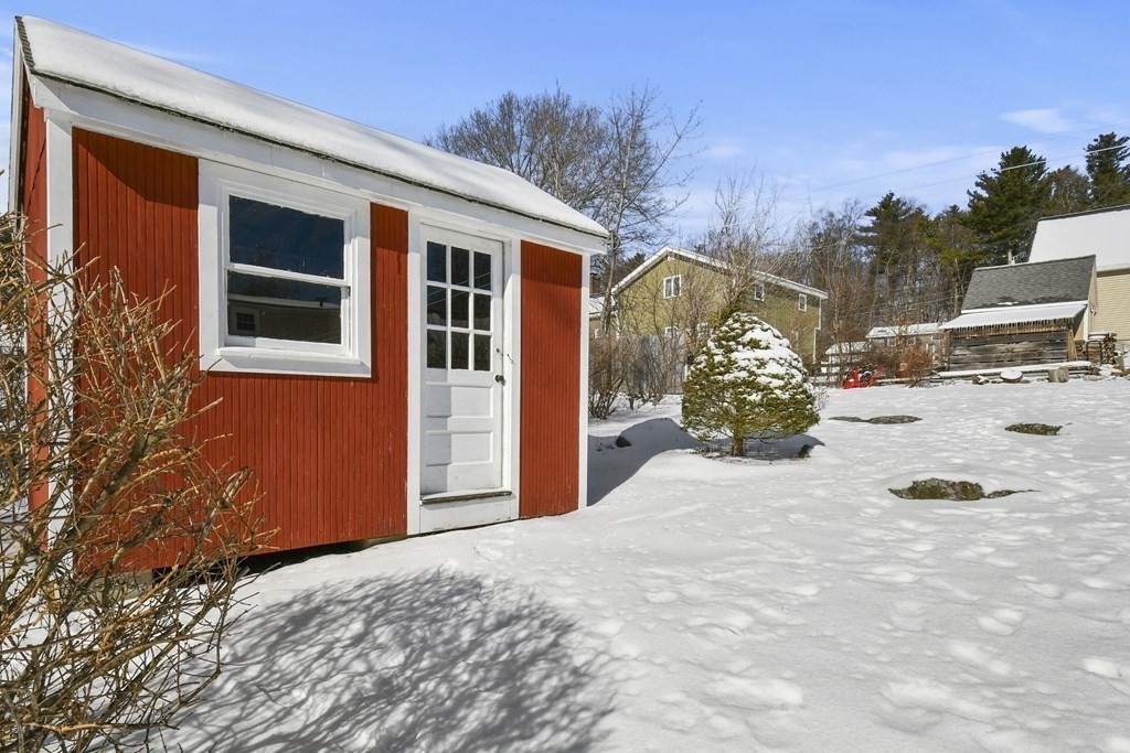 72 Old Bolton Road Hudson, MA 01749 - Photo 36 of 42 a view of a backyard of the house