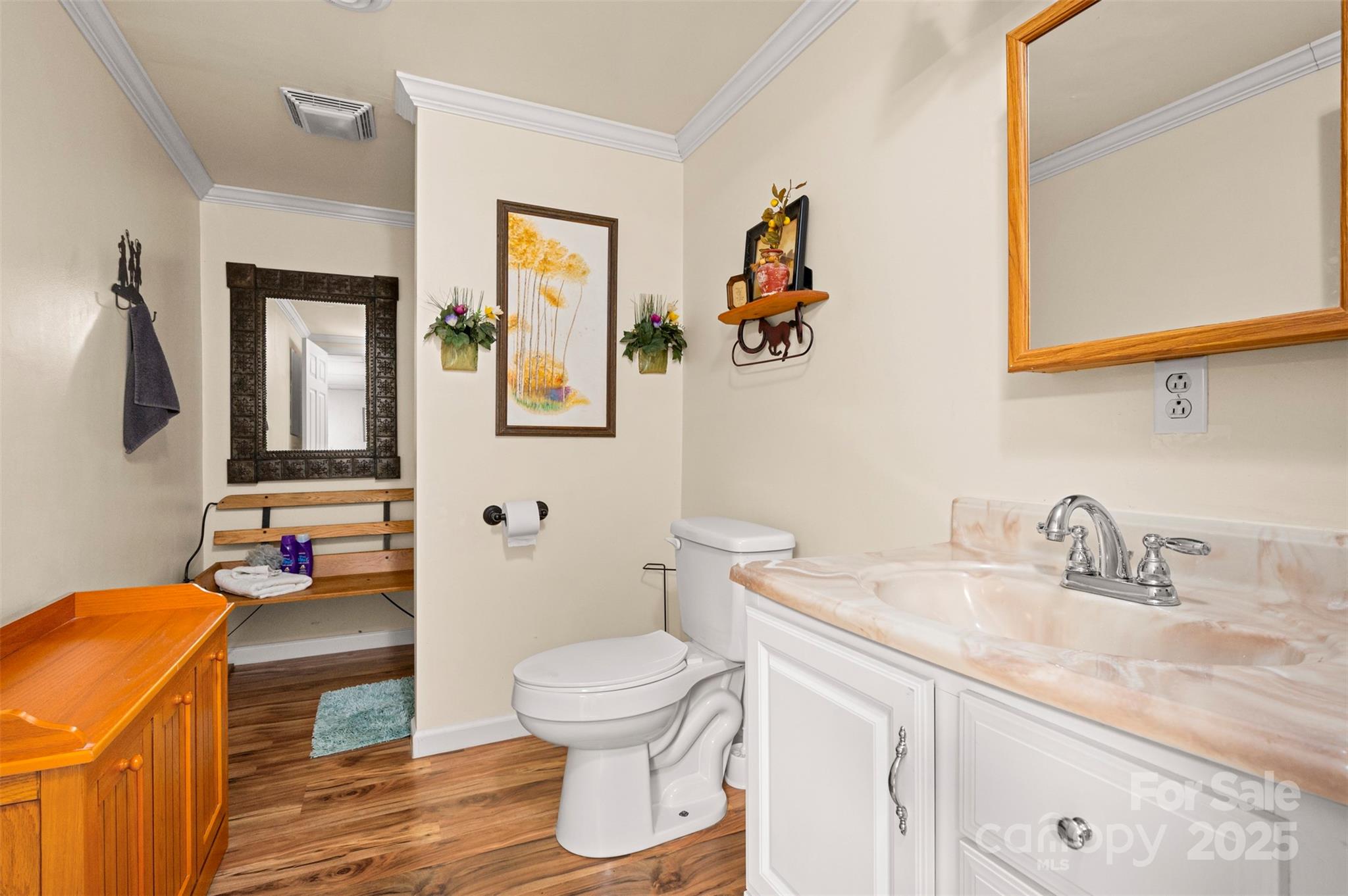 790 County Line Road Rutherfordton, NC 28139 - Photo 22 of 36 a bathroom with a sink vanity mirror and toilet