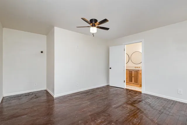 wooden floor in an empty room