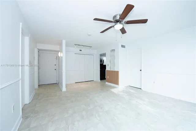 a view of an empty room