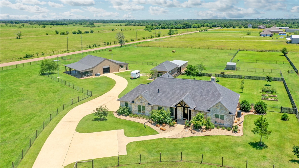 9652 Locke Road Bryan, TX 77808 - Photo 45 of 50 AERIAL VIEW OF 5 ACRE PROPERTY