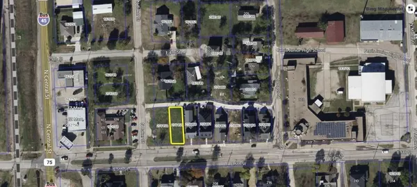 a front view of a building with street