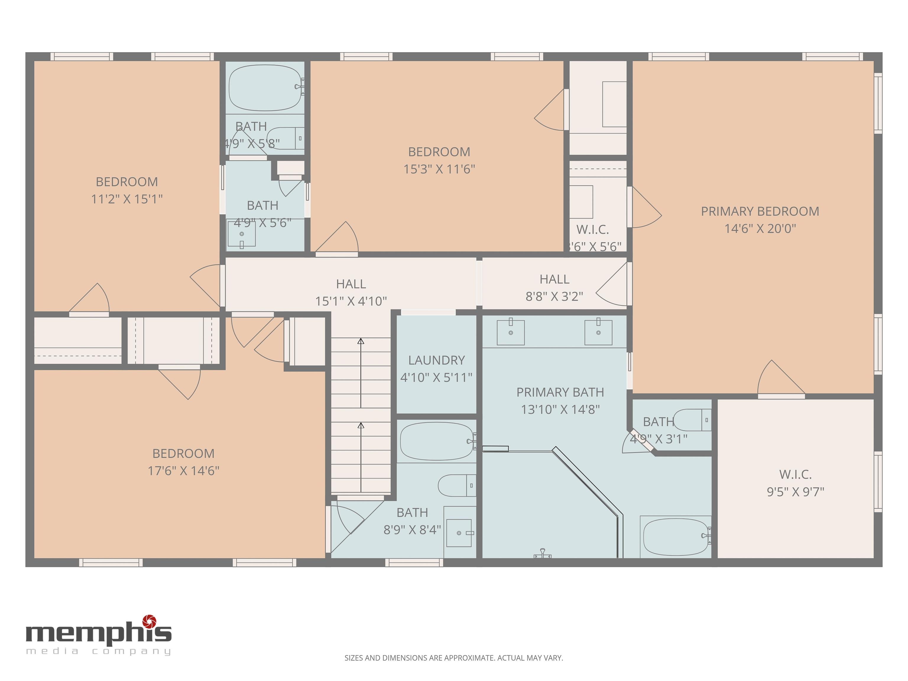 6380 Kirby Ridge Cove Memphis, TN 38119 - Photo 40 of 40 View of home floor plan