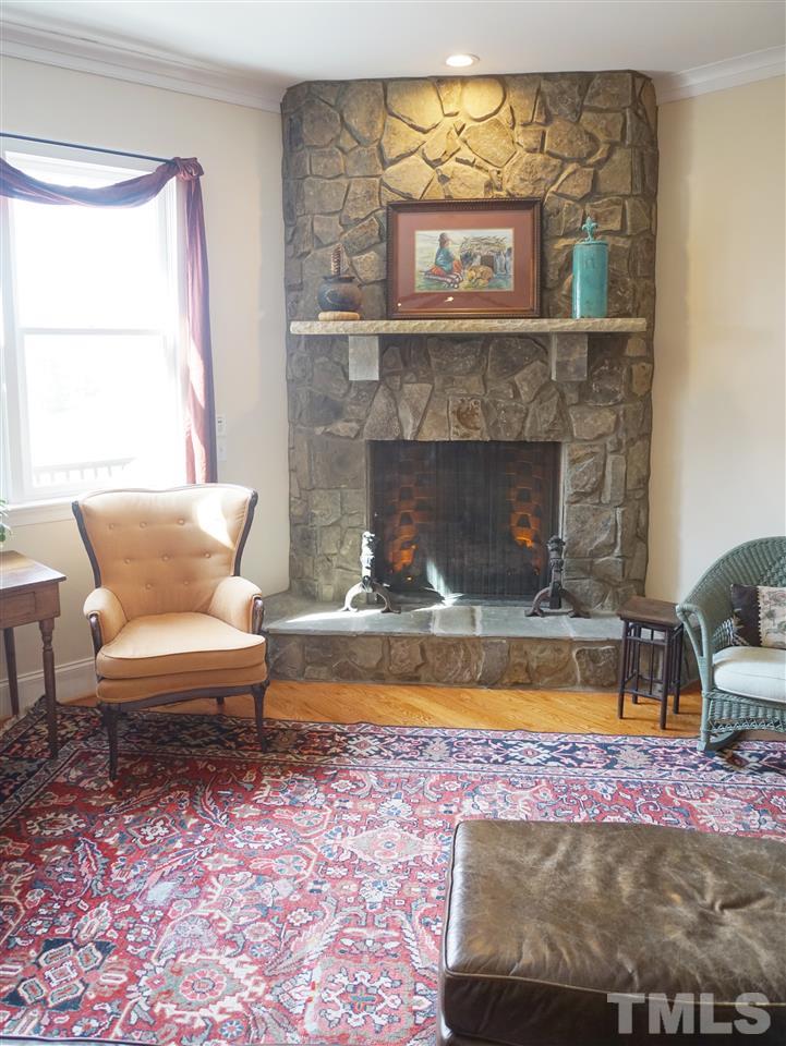 607 Competition Road Raleigh, NC 27603 - Photo 7 of 20 Real stone (not faux stone front) fireplace