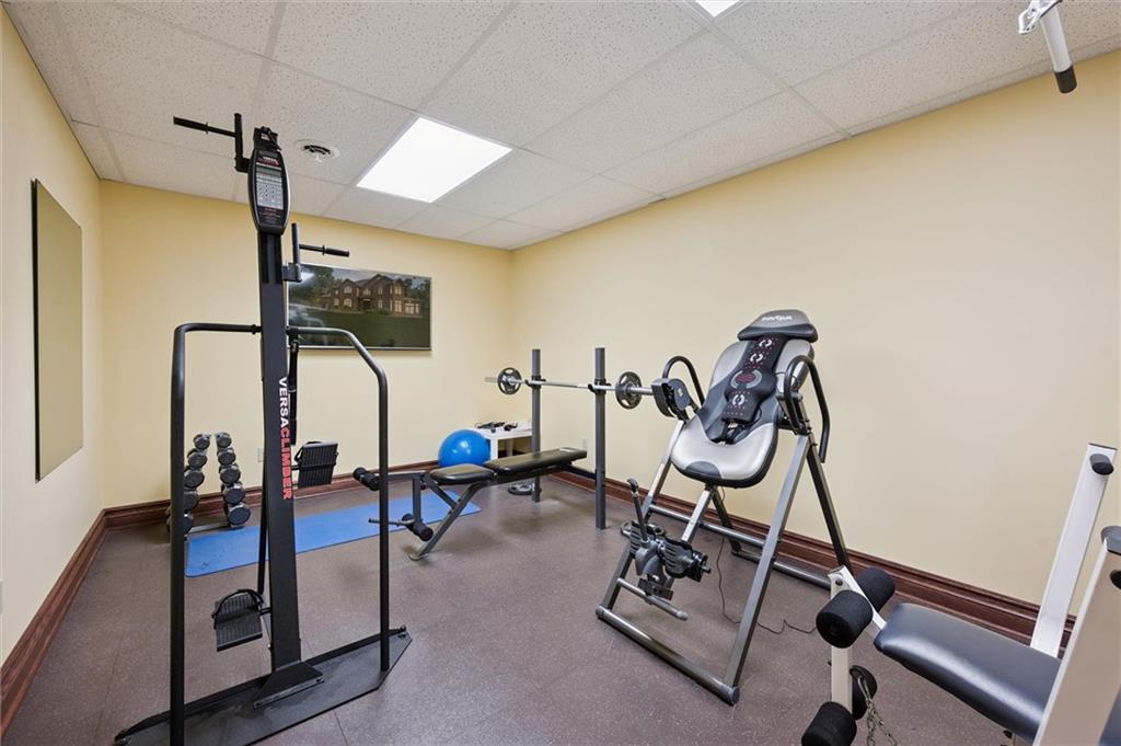 1653 Chapel Ridge Mars, PA 16046 - Photo 41 of 50 a view of a room with gym equipment