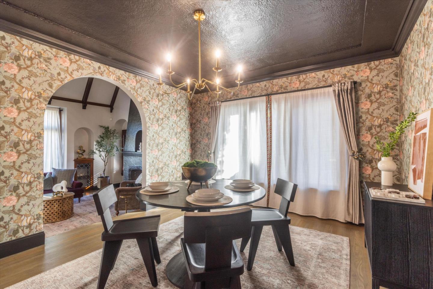 1821 Yale Drive Alameda, CA 94501 - Photo 20 of 74 a view of a dining room with furniture and chandelier