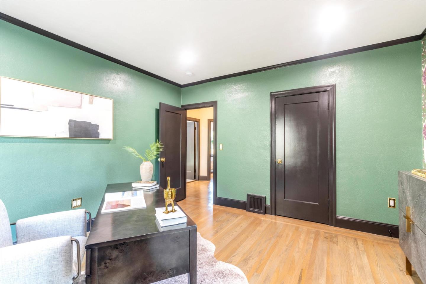 1821 Yale Drive Alameda, CA 94501 - Photo 23 of 74 a bedroom with a bed and a table