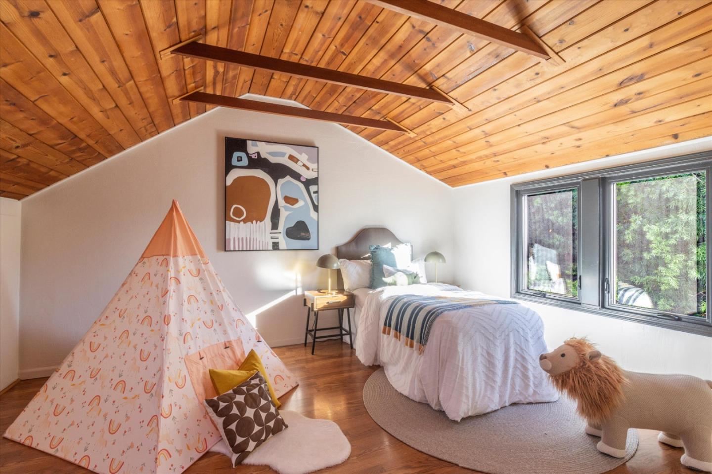 1821 Yale Drive Alameda, CA 94501 - Photo 33 of 74 a bed sitting in a bedroom next to a window