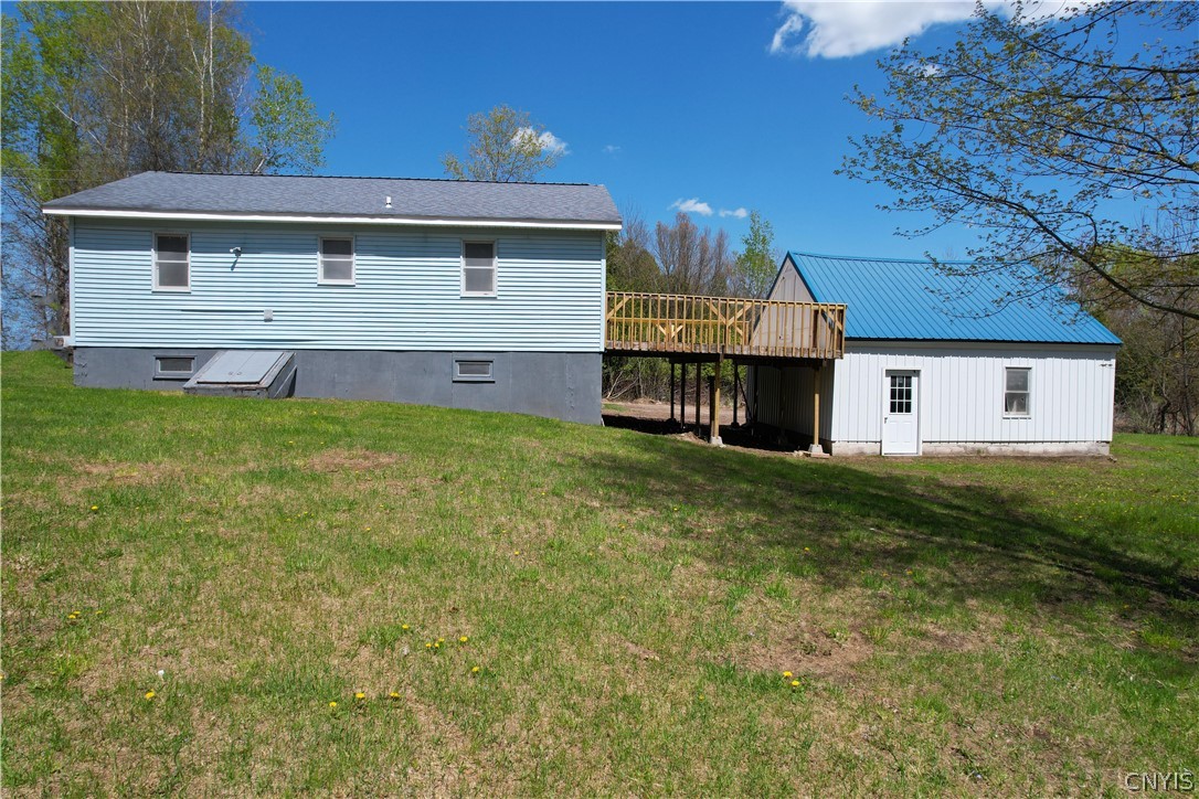 650 A E Road, Unit A De Peyster, NY 13654 - Photo 2 of 40 private back yard