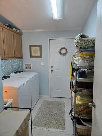 a room with storage and utility