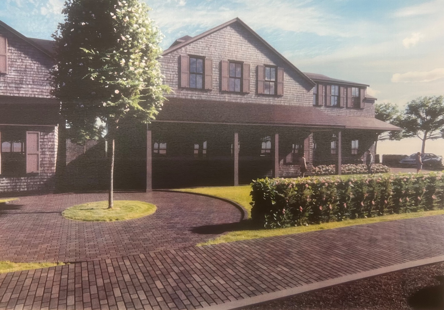 13 Nancy Ann Lane Nantucket, MA 02554 - Photo 2 of 5 a front view of a house with a yard