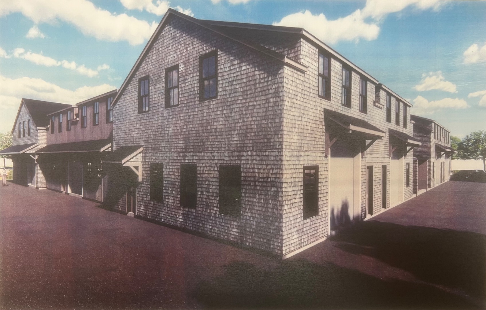 13 Nancy Ann Lane Nantucket, MA 02554 - Photo 4 of 5 a brick house with a outdoor space