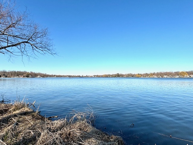 a large body of water with a lake view
