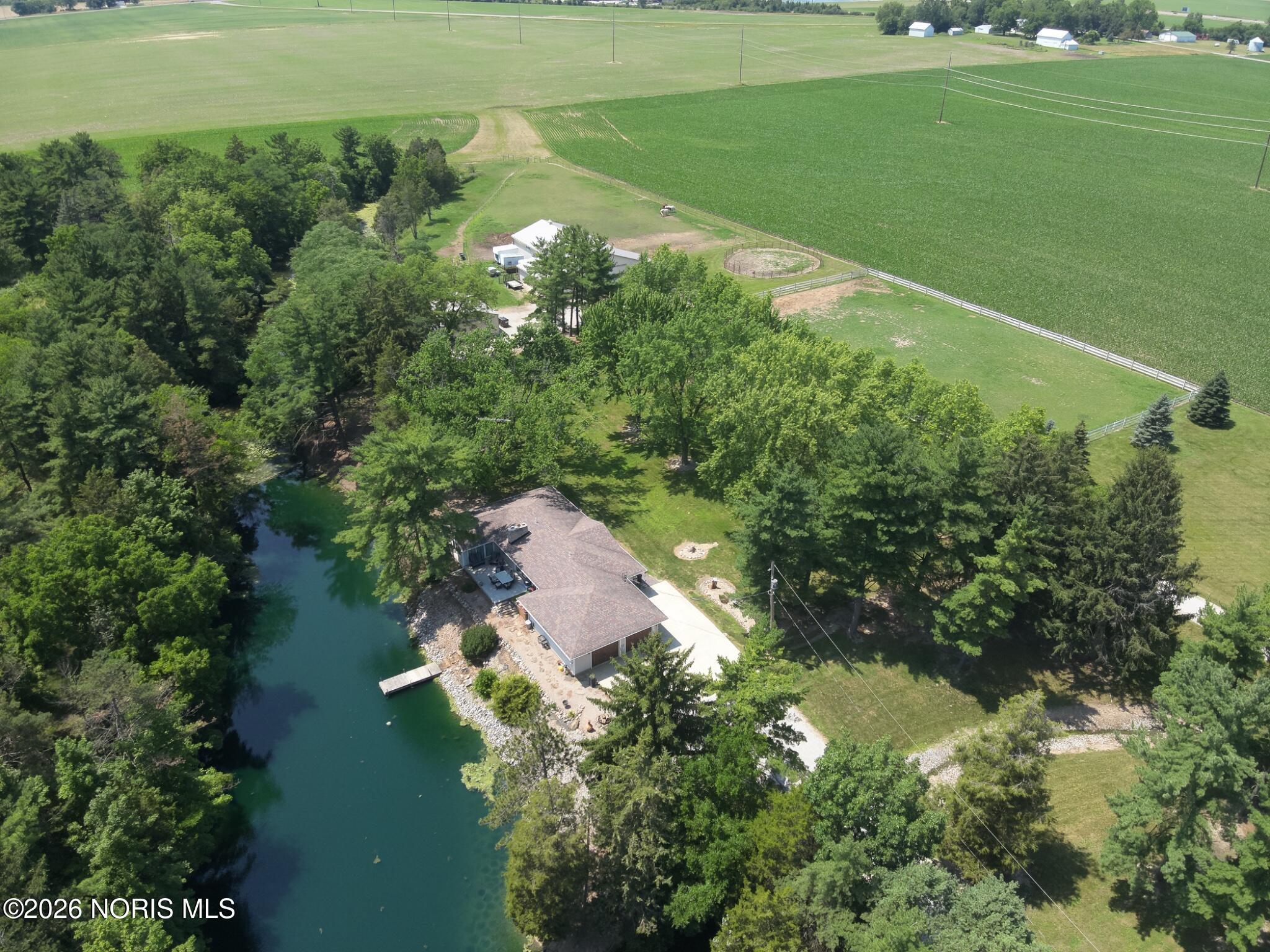 26654 Elliott Road Defiance, OH 43512 - Photo 54 of 56 Summer Aerial View