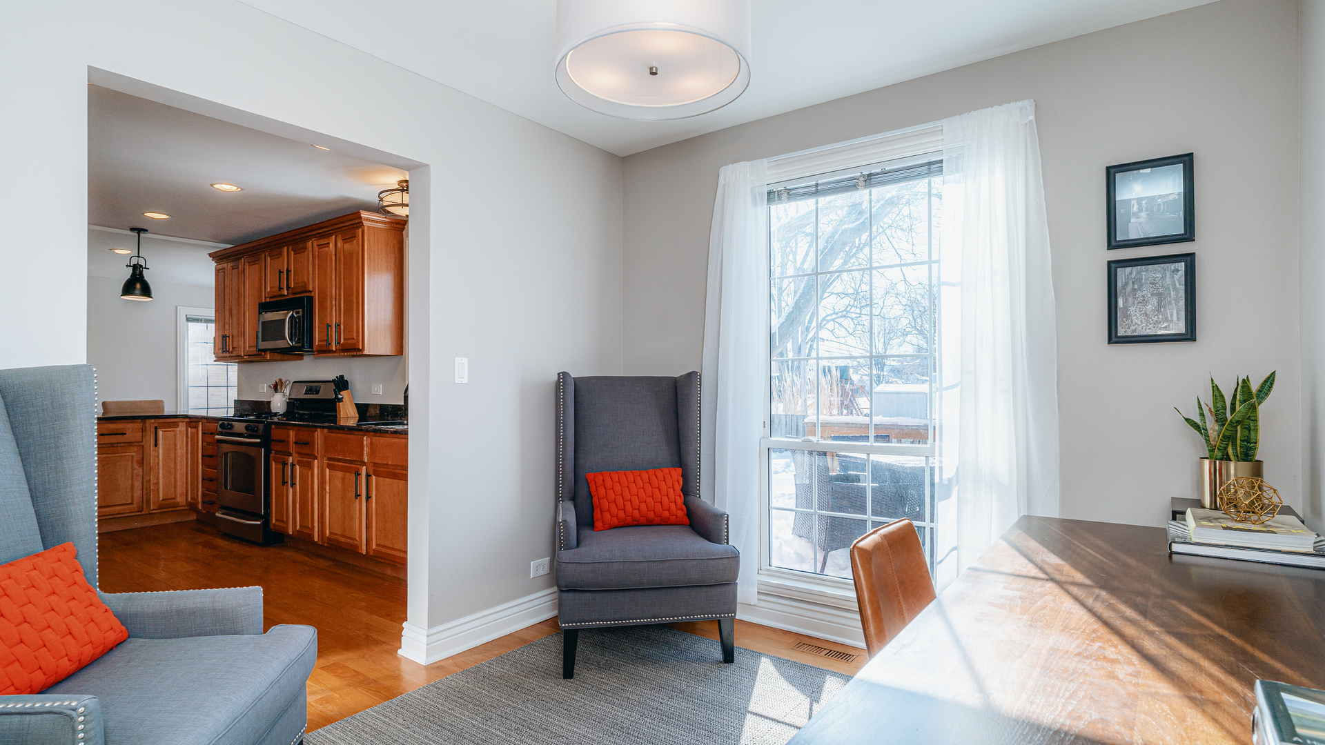 241 Devon Avenue Park Ridge, IL 60068 - Photo 16 of 46 a living room with furniture and a flat screen tv