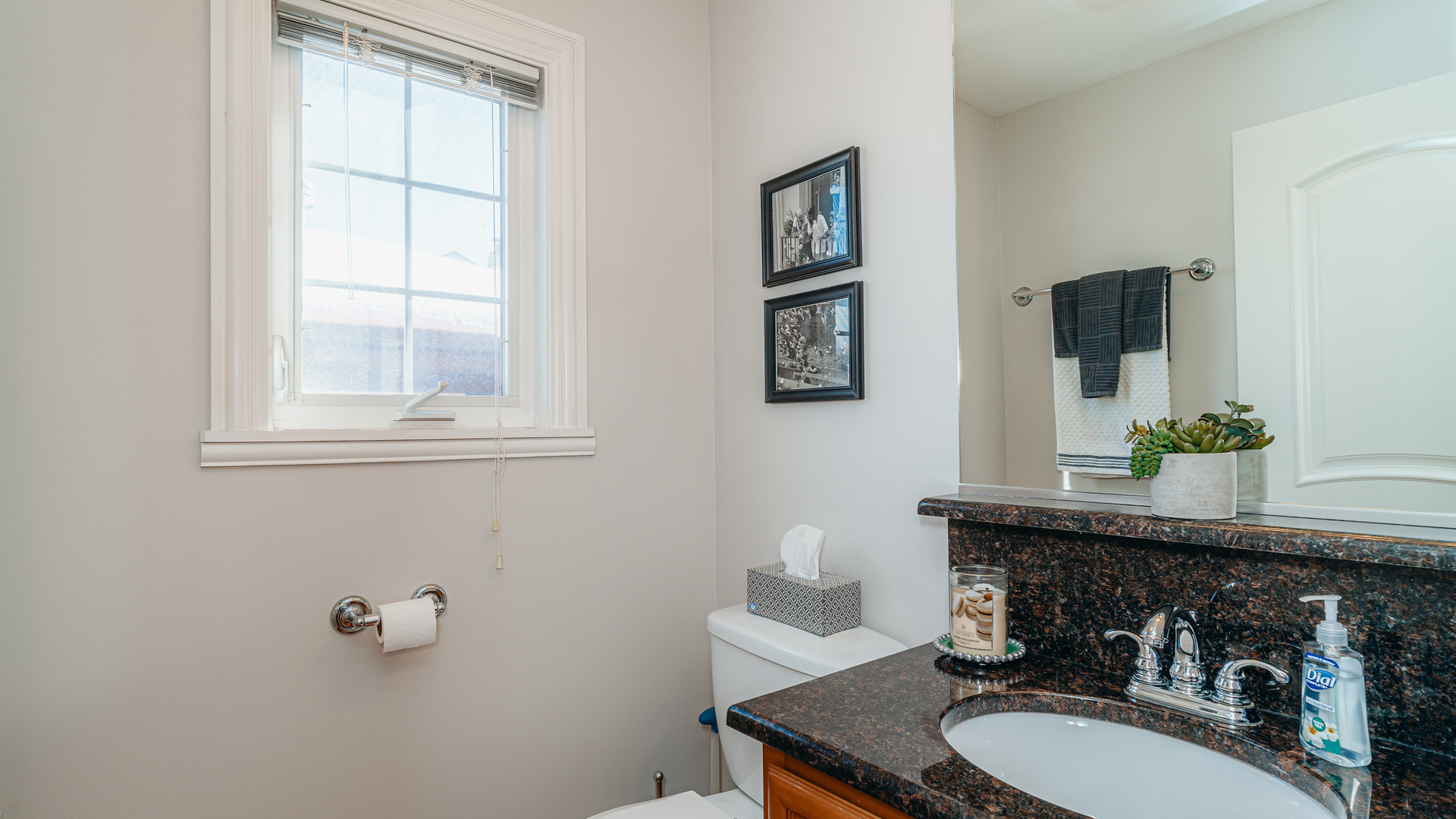 241 Devon Avenue Park Ridge, IL 60068 - Photo 18 of 46 a bathroom with a sink a toilet and mirror