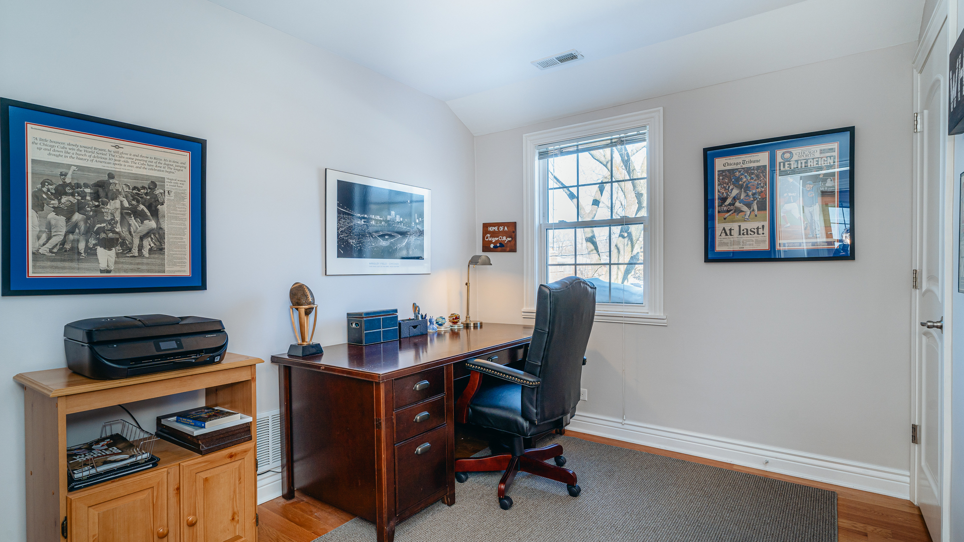 241 Devon Avenue Park Ridge, IL 60068 - Photo 27 of 46 a view of a workspace with furniture and a window